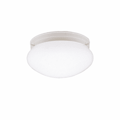 Kichler Ceiling Space 9.25" 1-LT Flush Mount - White - 208WH