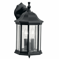 Kichler Chesapeake 3-LT Wall Light - Black - 9777BK Kichler Chesapeake 3-LT Wall Light - Black - 9777BK