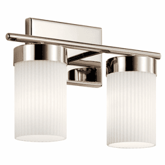Kichler Ciona 2-LT Bath Vanity Light - Polished Nickel - 55111PN