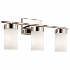 Kichler Ciona 3-LT Bath Vanity Light - Polished Nickel - 55112PN