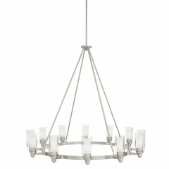 Kichler Circolo 12-LT Chandelier - Brushed Nickel - 2347NI