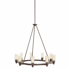 Kichler Circolo 9-LT Chandelier - Olde Bronze - 2346OZ