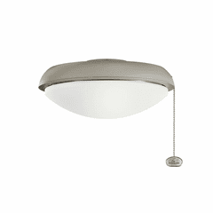 Kichler Climates Slim Profile LED Ceiling Fan Light Kit - Satin Silver - 380911ANS