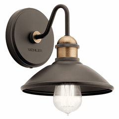 Kichler Clyde 1-LT Wall Sconce - Olde Bronze - 45943OZ Kichler Clyde 1-LT Wall Sconce - Olde Bronze - 45943OZ