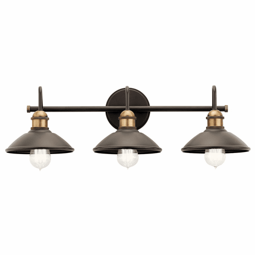 Kichler Clyde 3-LT Vanity Light - Olde Bronze - 45945OZ