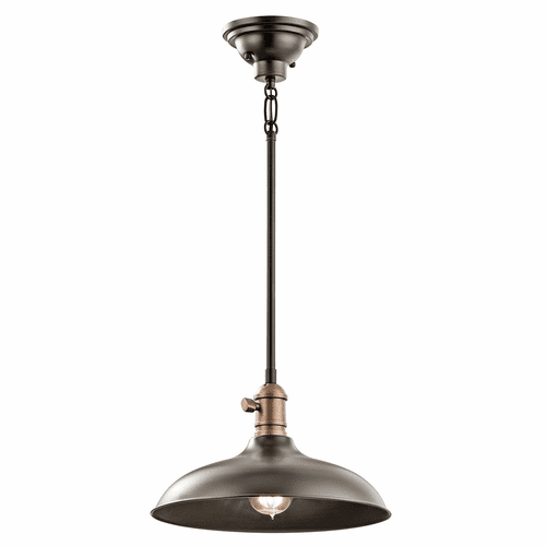Kichler Cobson 1-LT Convertible Pendant - Olde Bronze - 42580OZ
