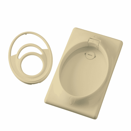 Kichler CoolTouch Single Gang Wall Plate - Ivory - 370010IV