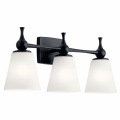 Kichler Cosabella 3-LT Bath Vanity Light - Black - 55092BK