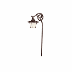 Kichler Cotswold 12V Lantern Path Light - Aged Bronze - 15420AGZ
