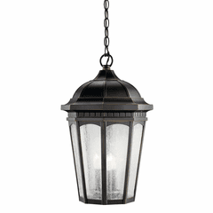 Kichler Courtyard 3-LT Pendant - Rubbed Bronze - 9539RZ