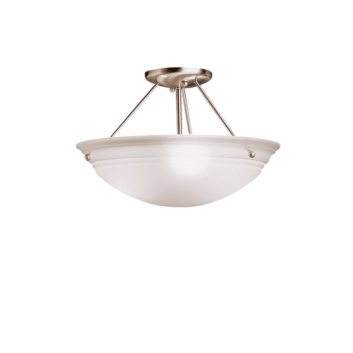 Kichler Cove Molding 3-LT Semi Flush - Brushed Nickel - 3122NI