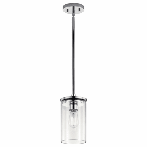 Kichler Crosby 1-LT Mini Pendant - Chrome - 43996CH