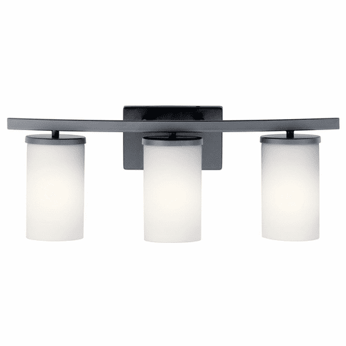 Kichler Crosby 3-LT Bath Light - Black - 45497BK