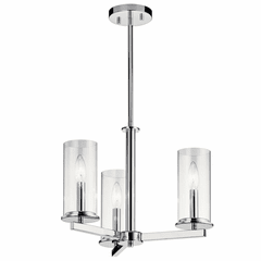 Kichler Crosby 3-LT Convertible Chandelier - Chrome - 43997CH