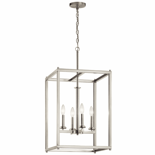 Kichler Crosby 4-LT Foyer Pendant - Brushed Nickel - 43998NI