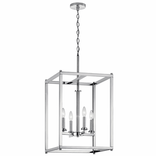 Kichler Crosby 4-LT Foyer Pendant - Chrome - 43998CH