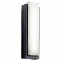 Kichler Dahlia Outdoor 2-LT LED Wall Light - Black - 49558BKLED