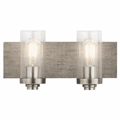 Kichler Dalwood 2-LT Vanity Light - Classic Pewter - 45927CLP