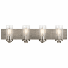 Kichler Dalwood 4-LT Vanity Light - Classic Pewter - 45929CLP