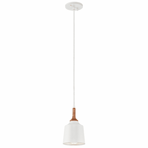 Kichler Danika 1-LT Mini Pendant - White - 43682WH