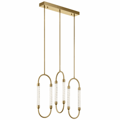 Kichler Delsey 3-LT Linear Pendant Cluster - Champagne Gold - 84148