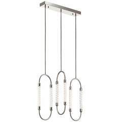 Kichler Delsey 3-LT Linear Pendant Cluster - Polished Nickel - 84149