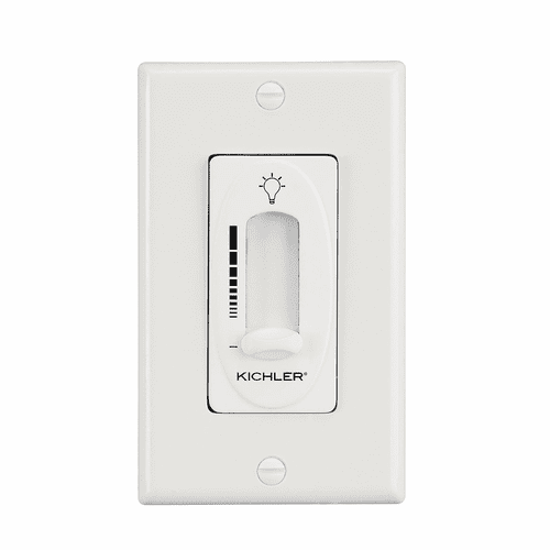 Kichler Dimmer Slide Light Control - White - 337011WH