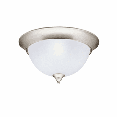 Kichler Dover 16" 3-LT Flush Mount - Brushed Nickel - 8065NI