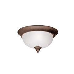 Kichler Dover 2-LT Flush Mount - Tannery Bronze - 8064TZ Kichler Dover 2-LT Flush Mount - Tannery Bronze - 8064TZ