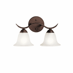 Kichler Dover 2-LT Vanity Light - Tannery Bronze - 6322TZ