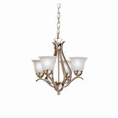 Kichler Dover 4-LT Mini Chandelier - Brushed Nickel - 2019NI