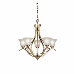 Kichler Dover 5-LT Chandelier - Brass - 2020AB