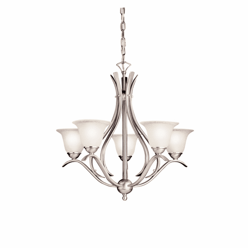 Kichler Dover 5-LT Chandelier - Brushed Nickel - 2020NI