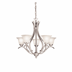 Kichler Dover 5-LT Chandelier - Brushed Nickel - 2020NI