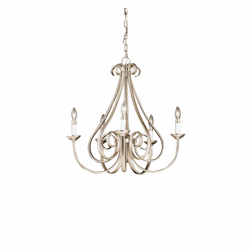 Kichler Dover 5-LT Chandelier - Brushed Nickel - 2021NI