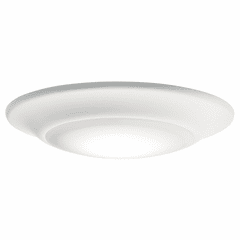 Kichler Downlight Gen I 6" 3000K LED Flush Mount - White - 43878WHLED30