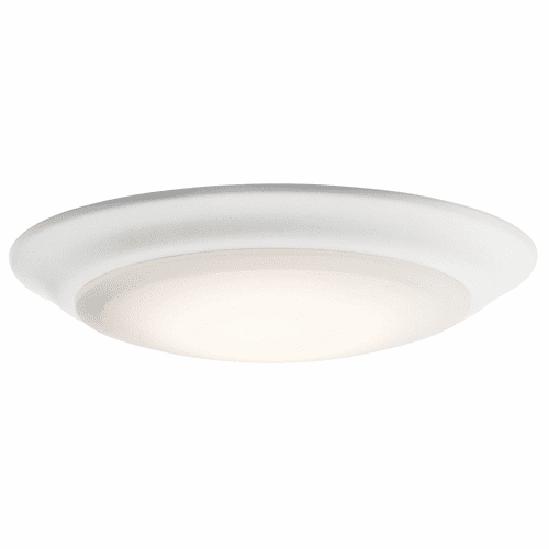 Kichler Downlight Gen I 7.5" 2700K LED Flush Mount - White - 43846WHLED27