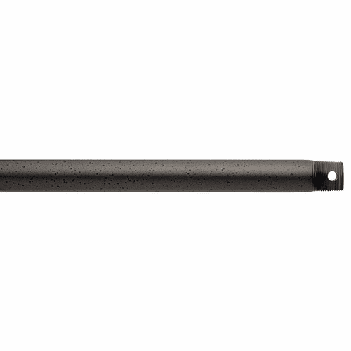 Kichler Dual Threaded 12" Downrod - Anvil Iron - 360000AVI