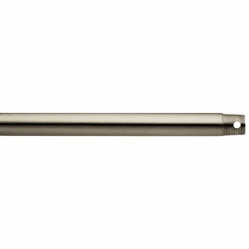 Kichler Dual Threaded 12" Downrod - Brushed Stainless Steel - 360000BSS