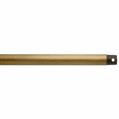 Kichler Dual Threaded 18" Downrod - Brass - 360001NBR