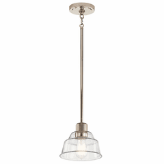 Kichler Eastmont 1-LT Mini Pendant - Polished Nickel - 52405PN Kichler Eastmont 1-LT Mini Pendant - Polished Nickel - 52405PN