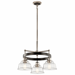 Kichler Eastmont 3-LT 1-Tier Chandelier - Polished Nickel - 52402PN