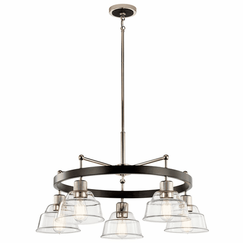Kichler Eastmont 5-LT 1-Tier Chandelier - Polished Nickel - 52403PN