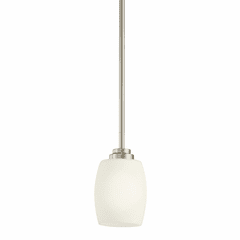 Kichler Eileen 1-LT Mini Pendant - Brushed Nickel - 3497NI