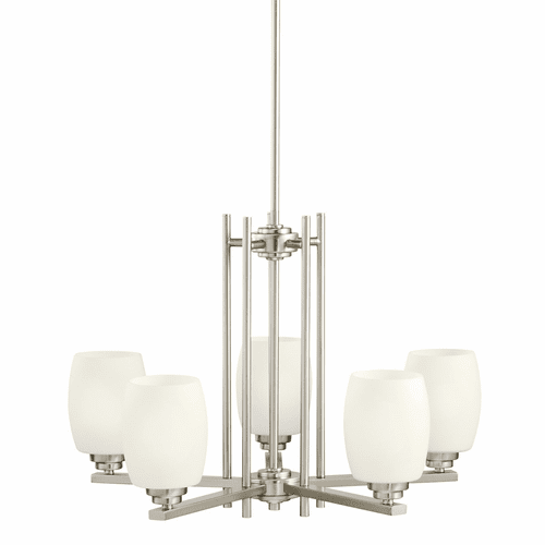 Kichler Eileen 5-LT Chandelier - Brushed Nickel - 1896NI