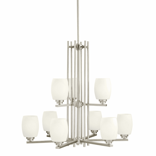 Kichler Eileen 9-LT Chandelier - Brushed Nickel - 1897NI