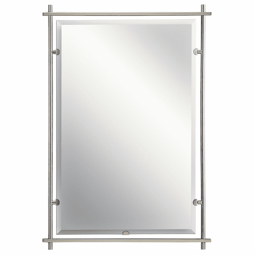 Kichler Eileen Modern Rectangular Mirror - Brushed Nickel - 41096NI