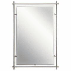 Kichler Eileen Modern Rectangular Mirror - Brushed Nickel - 41096NI