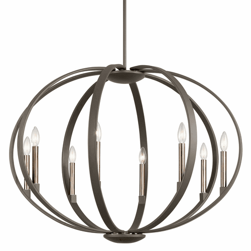 Kichler Elata 8-LT Chandelier - Olde Bronze - 43872OZ