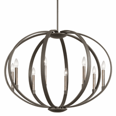 Kichler Elata 8-LT Chandelier - Olde Bronze - 43872OZ
